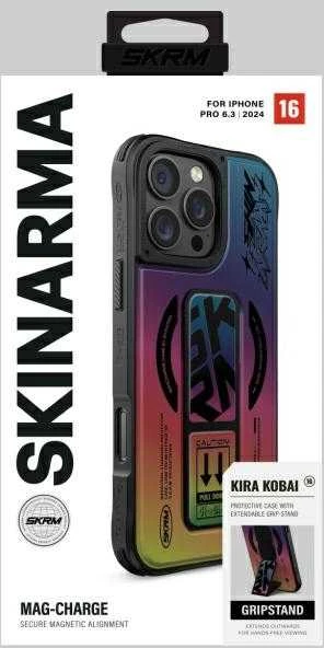 Skinarma dėklas Kira Kobai Apple iPhone 16 Pro 6.3″ Magnetic Charging Grip Stand hologram