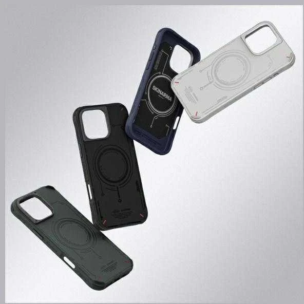 Skinarma dėklas Mecha Apple iPhone 16 Pro Max 6.9″ Magnetic Charging juodos spalvos