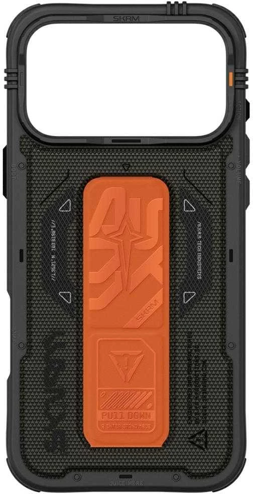 Skinarma Phantom dėklas skirtas Apple iPhone 17 Pro Max Magnetic Charging + Grip Stand Olive