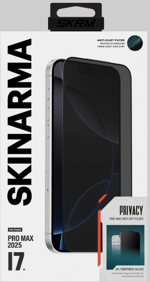 Skinarma Privacy Apsauginis stiklas skirtas Apple iPhone 17 Pro privacy