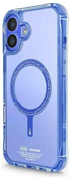 Skinarma dėklas Saido Apple iPhone 16 6.1″ Magnetic Charging mėlynas