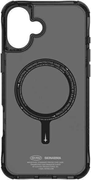 Skinarma dėklas Saido Apple iPhone 16 6.1″ Magnetic Charging juodos spalvos