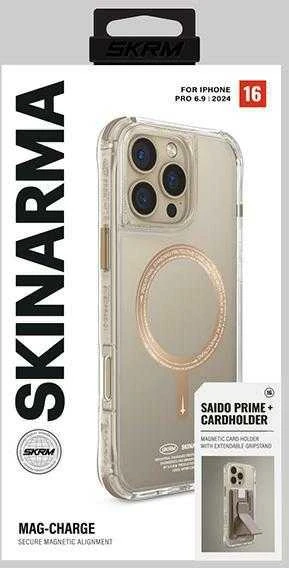 Skinarma dėklas Saido Apple iPhone 16 Pro Max 6.9" Magnetic Charging champagne