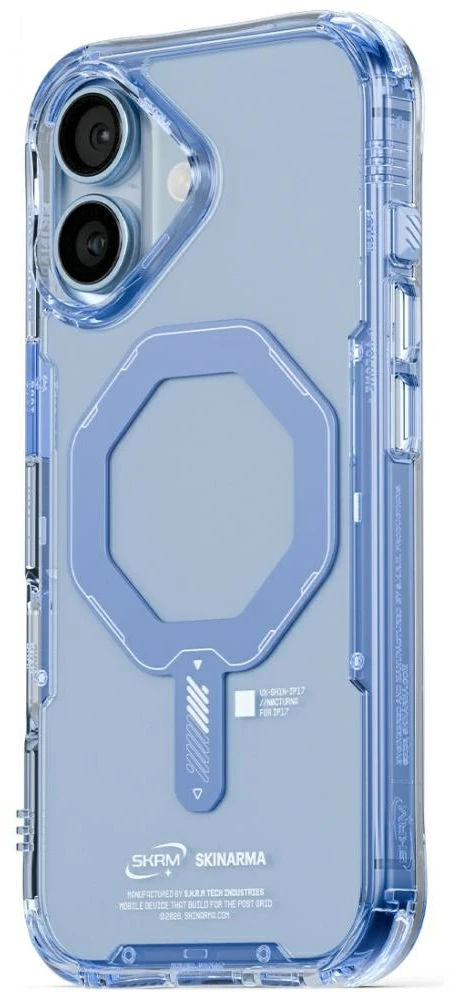Skinarma Saido Dėklas Apple iPhone 17 Magnetic Charging Mėlyna