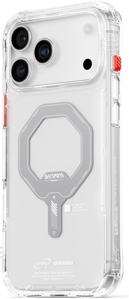 Skinarma Saido Dėklas Apple iPhone 17 Pro Max Magnetic Charging skaidrus