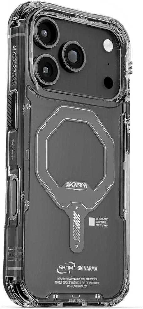 Skinarma Saido Dėklas Apple iPhone 17 Pro Magnetic Charging Graphite
