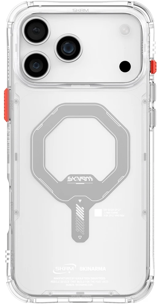 Skinarma Saido Dėklas Apple iPhone 17 Pro Max Magnetic Charging skaidrus