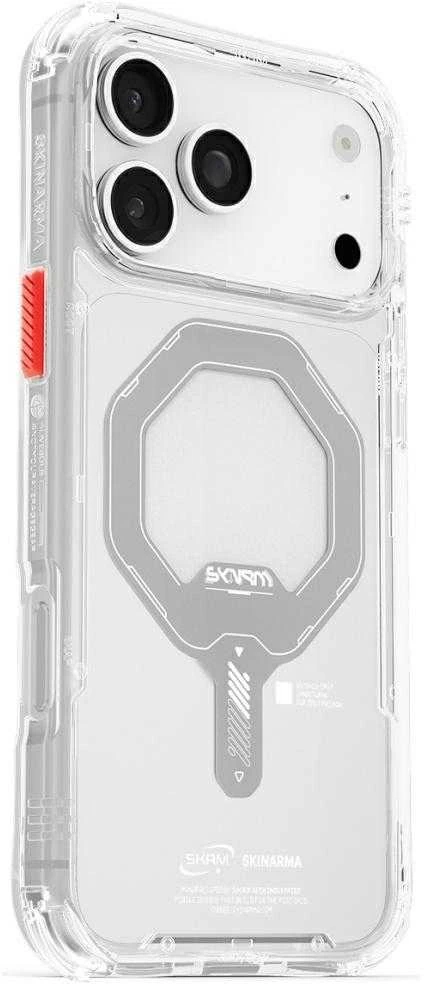 Skinarma Saido Dėklas Apple iPhone 17 Pro Max Magnetic Charging skaidrus