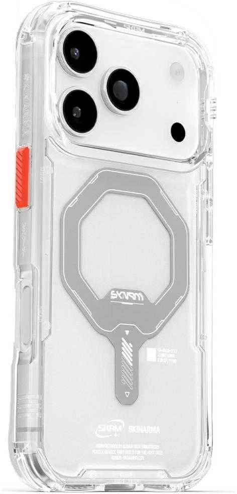 Skinarma Saido Dėklas Apple iPhone 17 Pro Magnetic Charging skaidrus