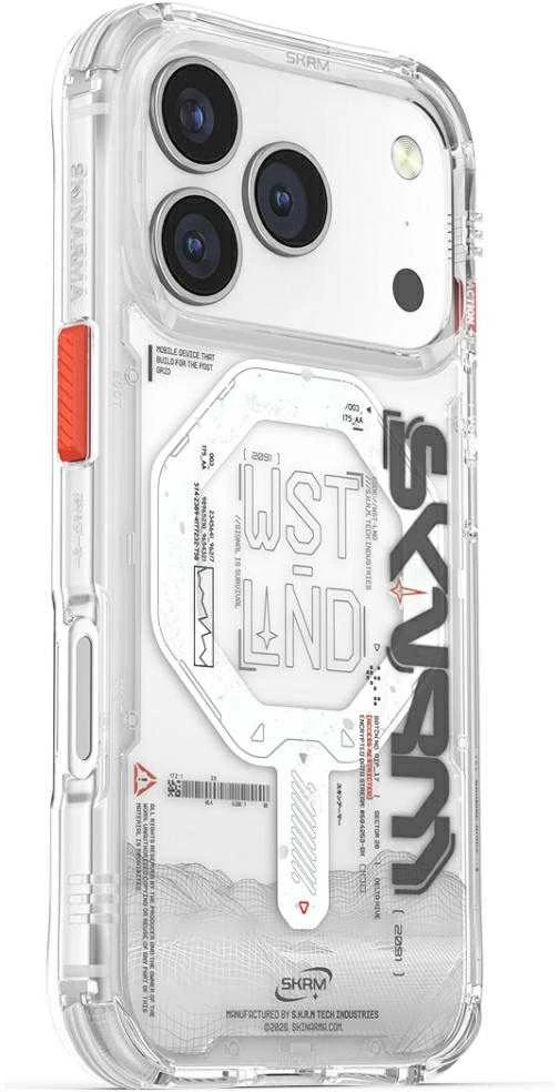 Skinarma Sonix dėklas skirtas Apple iPhone 17 Pro Magnetic Charging skaidrus