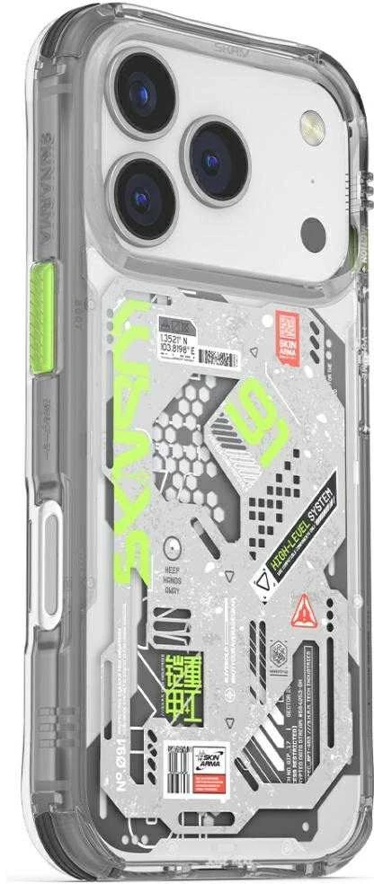 Skinarma Spectra dėklas skirtas Apple iPhone 17 Pro Magnetic Charging skaidrus