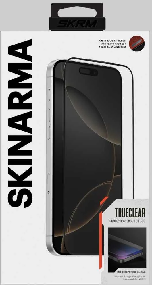 Skinarma True Clear Apsauginis stiklas skirtas Apple iPhone 17 Transparent