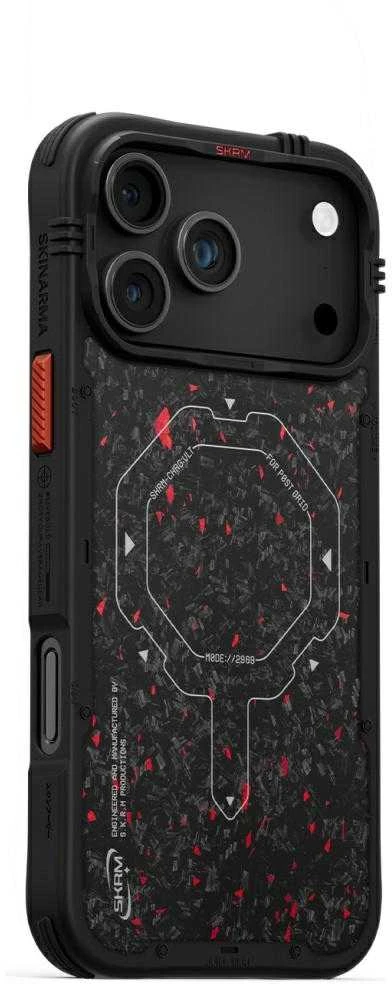 Skinarma Vektor Dėklas Apple iPhone 17 Pro Max Magnetic Charging juodos spalvos
