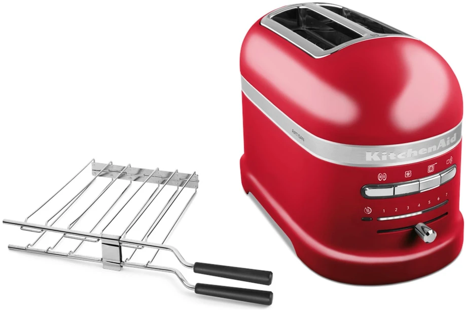 Skrudintuvas KitchenAid 5KMT2204EER 7 2 griežinėliai 1250 W Raudona, Nerūdijančiojo plieno