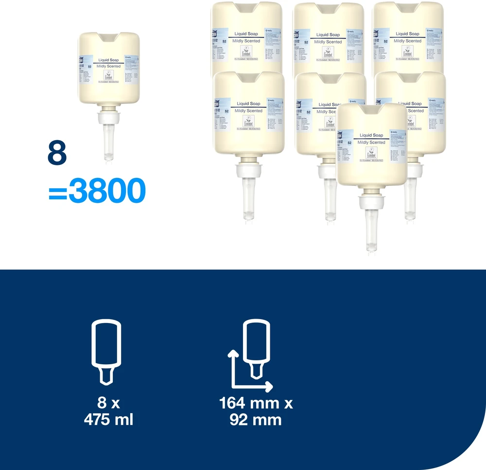 Skystas muilas Tork Premium Mild (švelnus) Mini S2 (420502), 475 ml