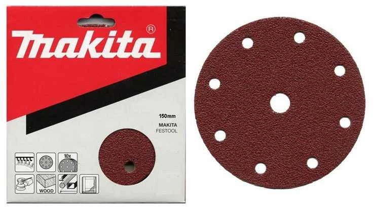 Makita Šlifavimo popierius 150MM K40 (10Vnt.)BO6030 BO6040 P-31918