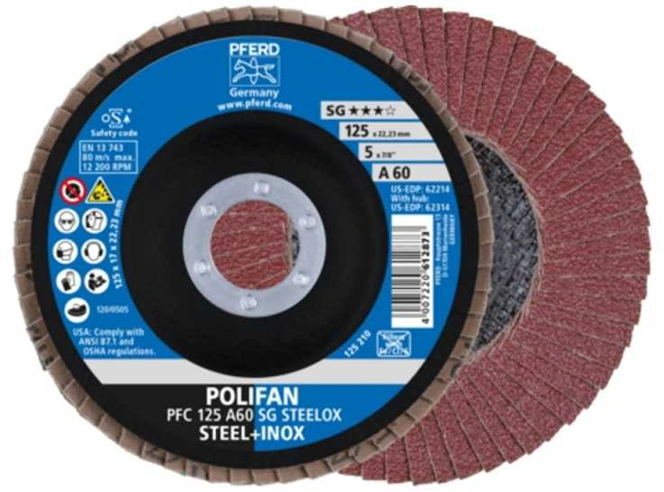 Šlifavimo diskas PFERD PFC125 A SG 60