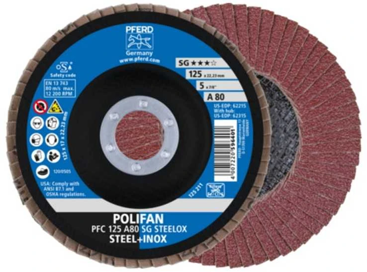Šlifavimo diskas PFERD PFC125 A SG 80