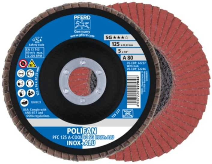 Šlifavimo diskas PFERD PFC125 A SG-Cool 80