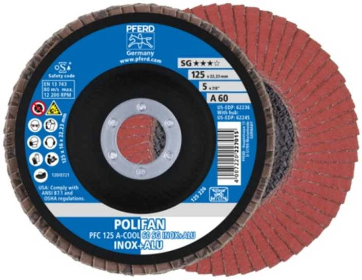 Šlifavimo diskas PFERD PFC125 A SG-Cool 60