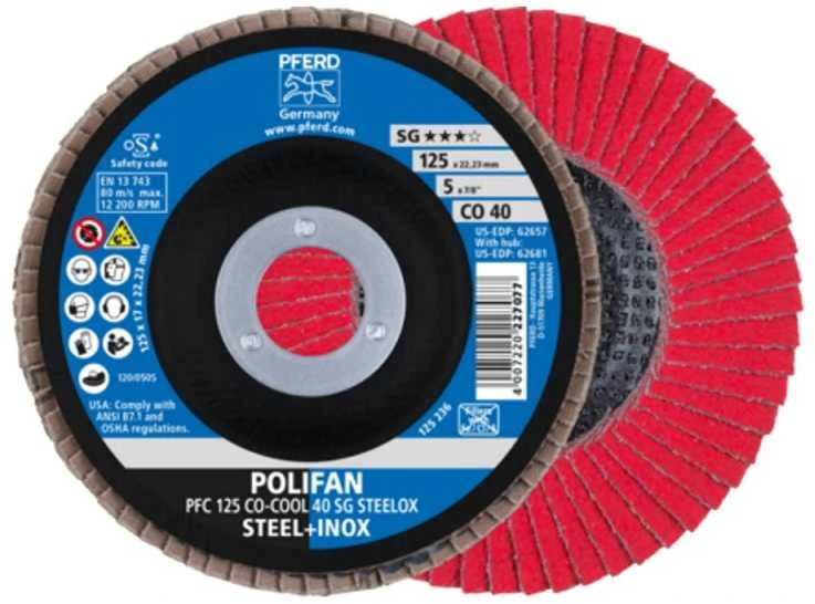 Šlifavimo diskas PFERD PFC125 SGP-Cool CO40