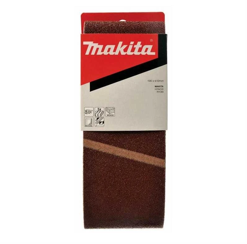 Makita Šlifavimo juosta 100x610 K40(5Vnt.) 9403 9404 P-36887