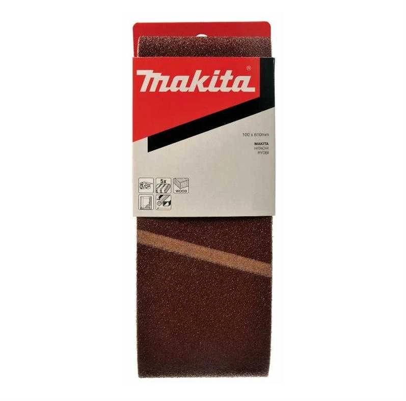 Makita Šlifavimo juosta 100x610 K80(5Vnt.) 9403 9404 P-36902