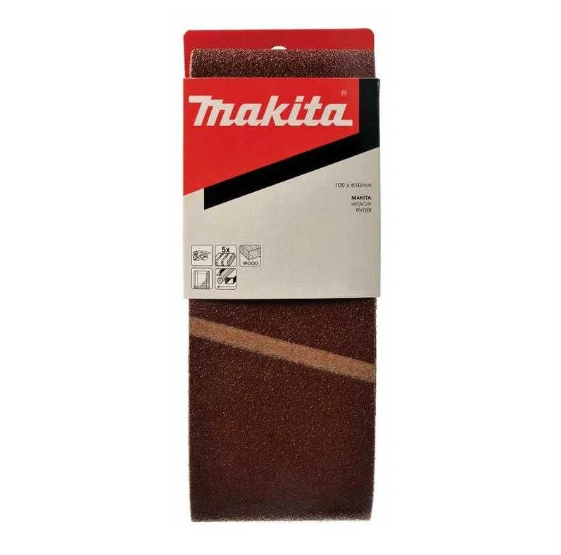 Makita Šlifavimo juosta 100x610 K100(5Vnt.) 9403 9404 P-36918