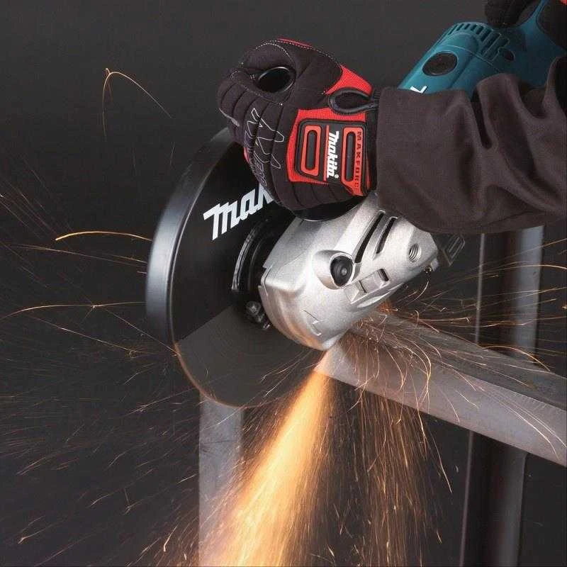 Makita GA9020SF02 Kampinis šlifuoklis, 2200 W, 230 mm, 5,8kg, antivibracinė šoninė rankena, super flanšas