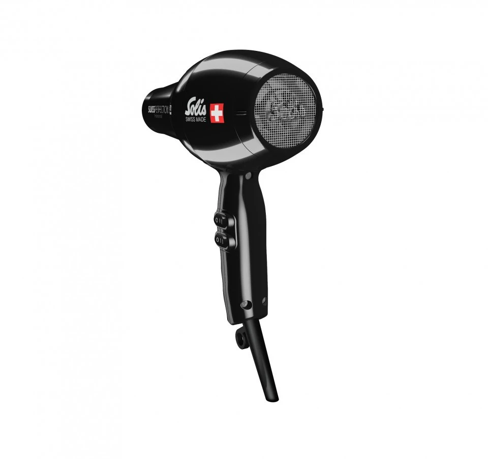 SLS Solis Swiss Perfection plaukų džiovintuvas 2300 W Juoda