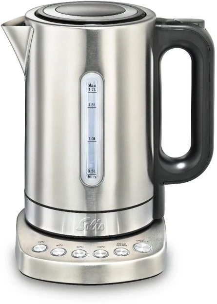 SLS Solis Vario Temp Virdulys elektrinis virdulys 1,7 L 2200 W Nerūdijančiojo plieno