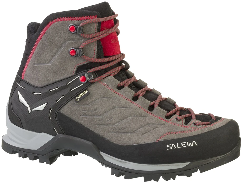 SLW Salewa MTN Trainer Mid GTX Kištukinis Suaugusiems Anglies, Pilka, Raudona