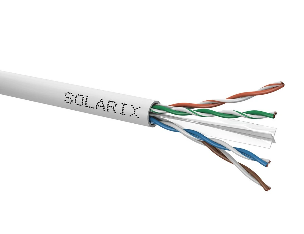 SLX Solarix CAT6 UTP PVC Eca instaliacinis kabelis 305 m
