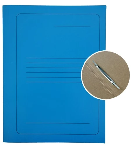 Smlt Art Kartoninis segtuvėlis SMLT A4 300g, mėlynas su spauda ir įsegėle