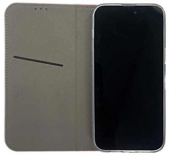 Dėklas Smart Magnet book Xiaomi Poco M5 raudonos spalvos
