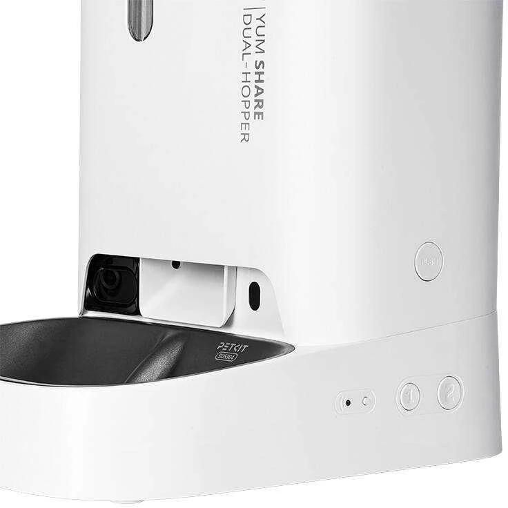 Automatinė šėrykla Petkit YumShare Dual Hopper, baltos spalvos