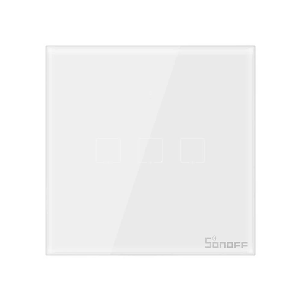 Sonoff T0EU3C-TX 3 kanalų sieninis jungiklis 230VAC 720W