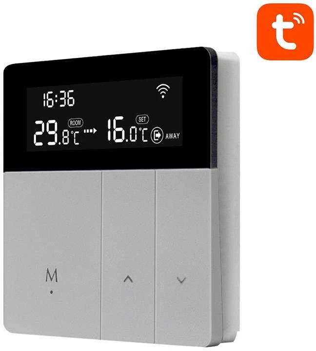 Avatto WT50 Wifi vandens šildymo termostatas 3A TUYA