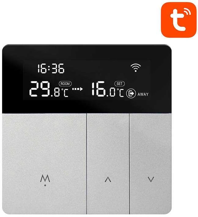 Avatto WT50 Wifi vandens šildymo termostatas 3A TUYA