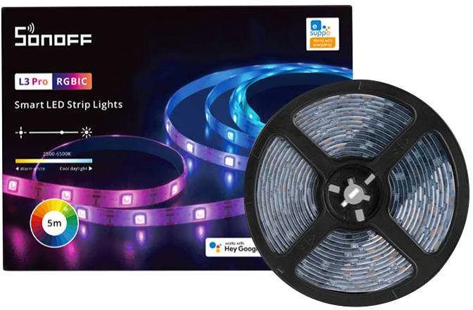Išmanioji LED šviesos juosta Sonoff L3 Pro - 5m