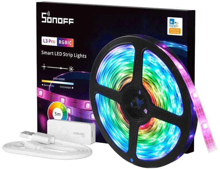 Išmanioji LED šviesos juosta Sonoff L3 Pro - 5m