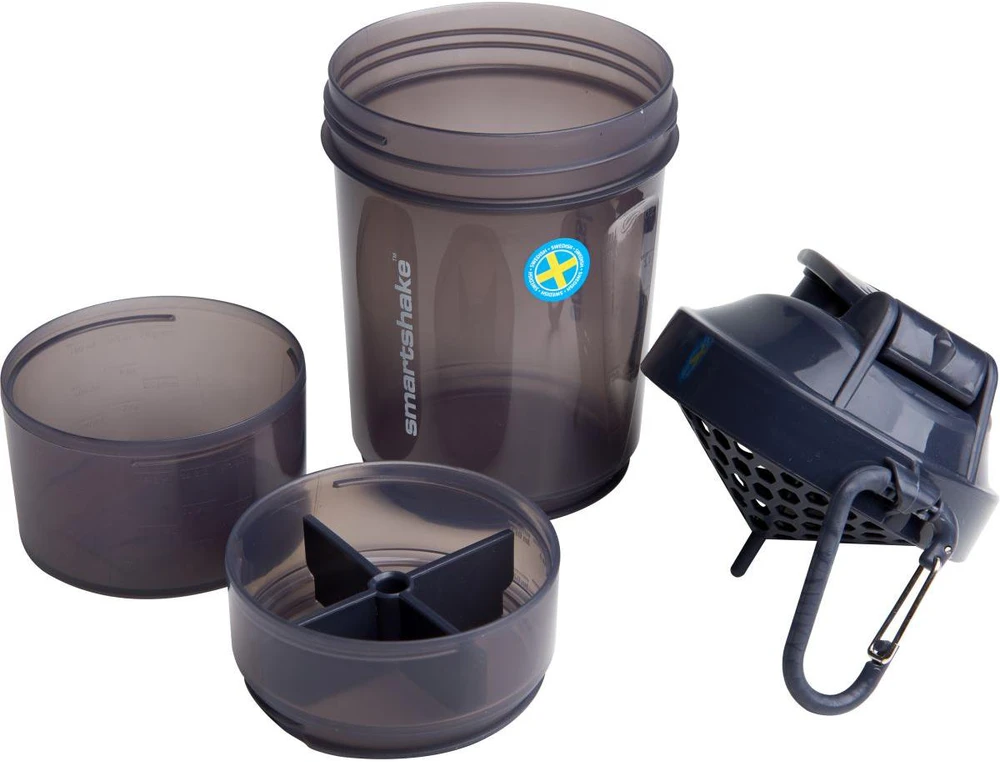 Gertuvė Sporto buteliukas SmartShake Original2Go 400 ml pilkas
