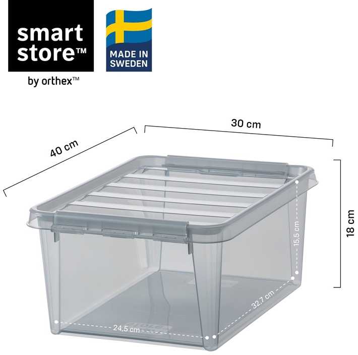 Smartstoretm SMARTSTORE Daiktadėž Colour 14l pilka