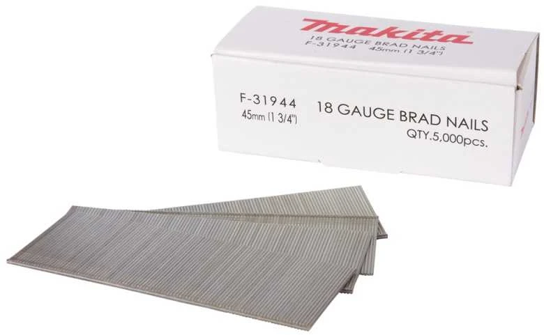 Makita Dykert smeigės 1,2x45mm, 18ga, 5000vnt F-31944 Dykert smeigės 1,2x45mm, 18ga, 5000vnt AF505, AF550H