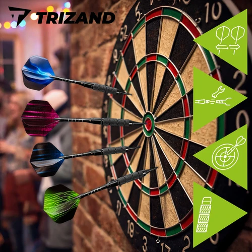 Smiginio rinkinys 12vnt + priedai Trizand 21629