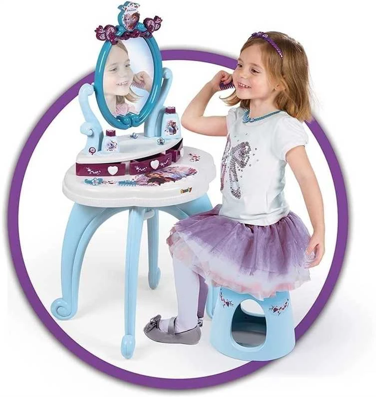 Smoby Frozen kosmetinis staliukas 2in1