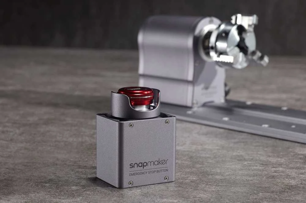 Grąžtas Snapmaker 2.0 3D spausdintuvo saugos mygtukas