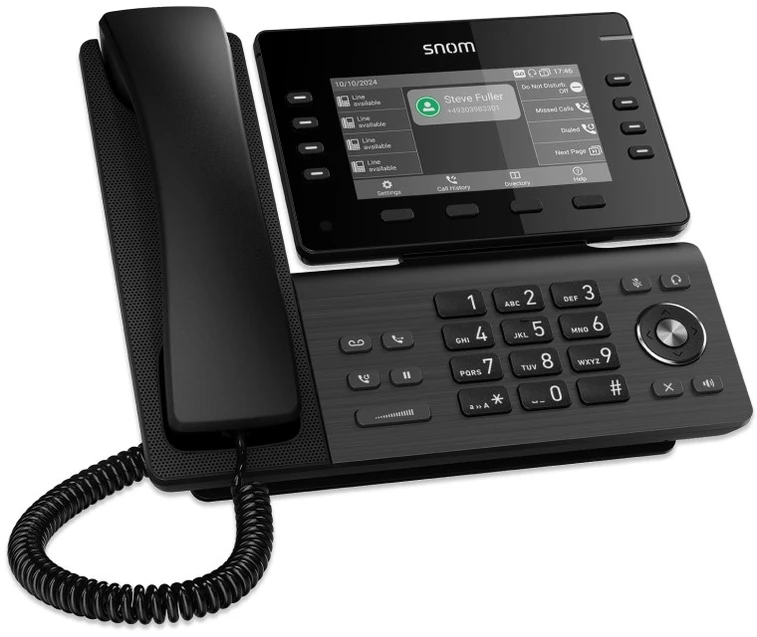 SNM Snom D812 IP telefonas Juoda TFT