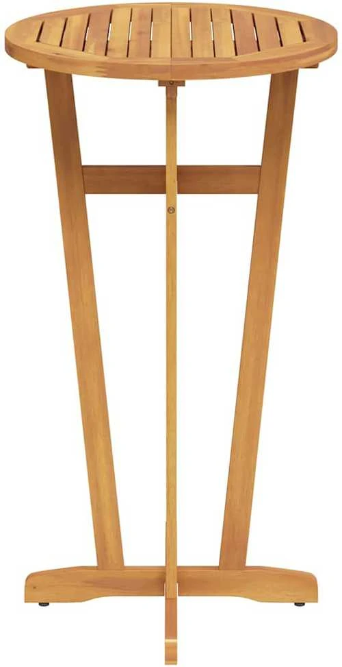 Sodo baro stalas, 60x105cm, akacijos medienos masyvas