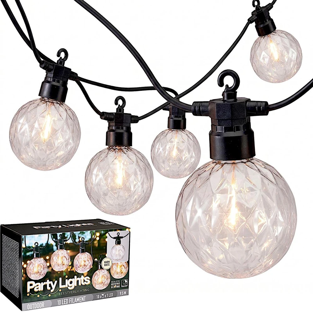 ProGarden Sodo girlianda su 10 LED lempučių